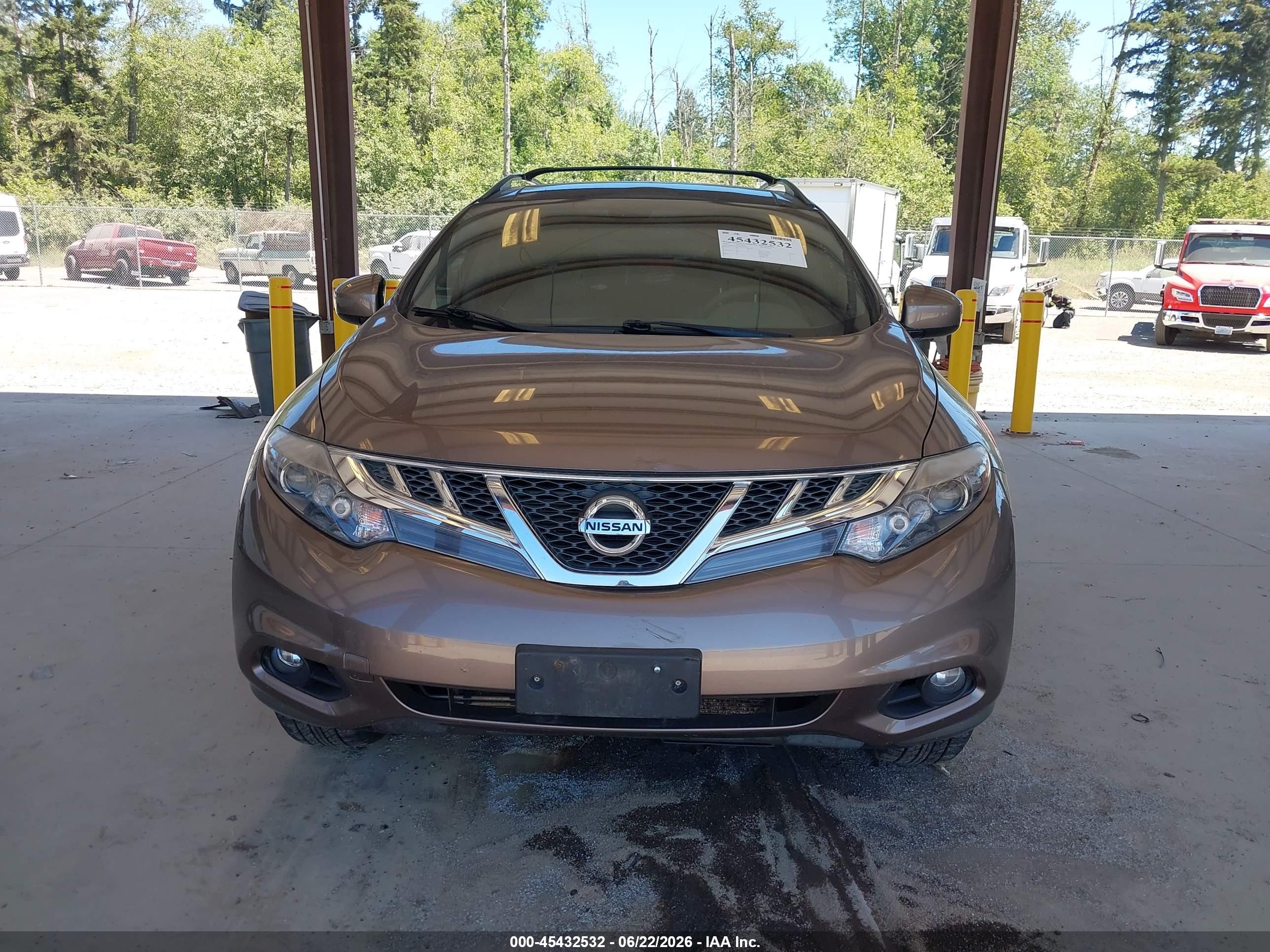 2013 Nissan Murano Le Brown vin: JN8AZ1MW2DW303254