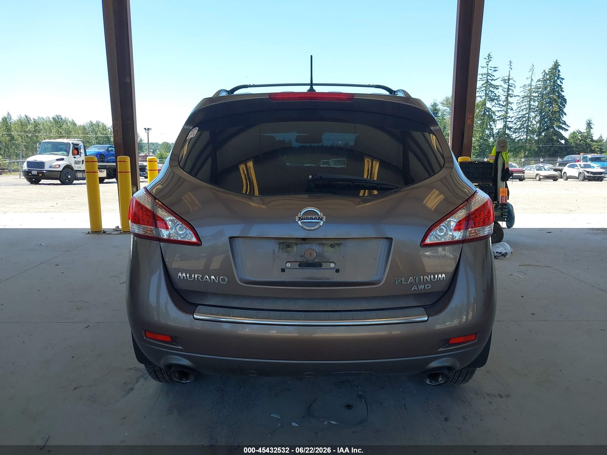 2013 Nissan Murano Le Brown vin: JN8AZ1MW2DW303254