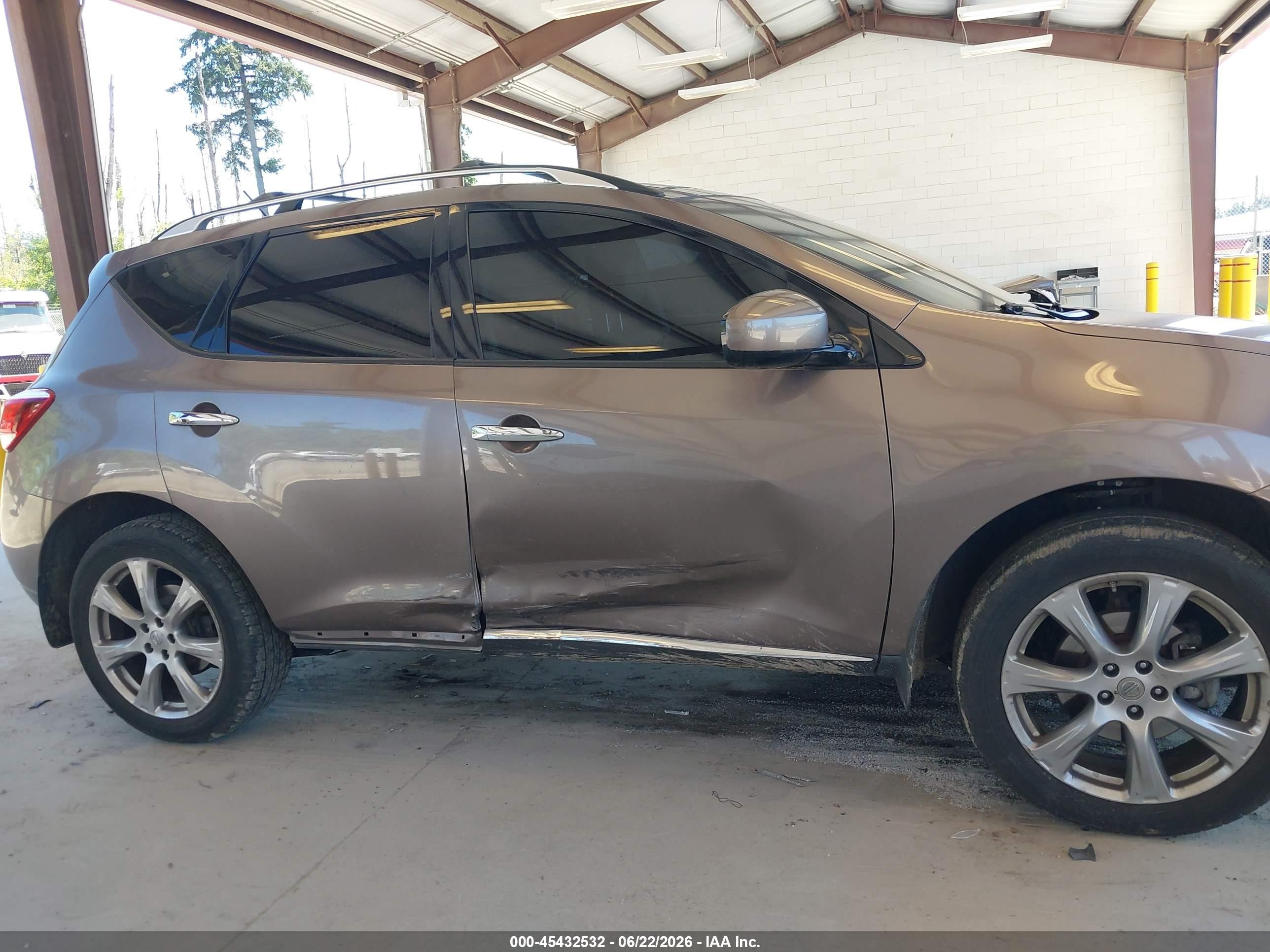 2013 Nissan Murano Le Brown vin: JN8AZ1MW2DW303254