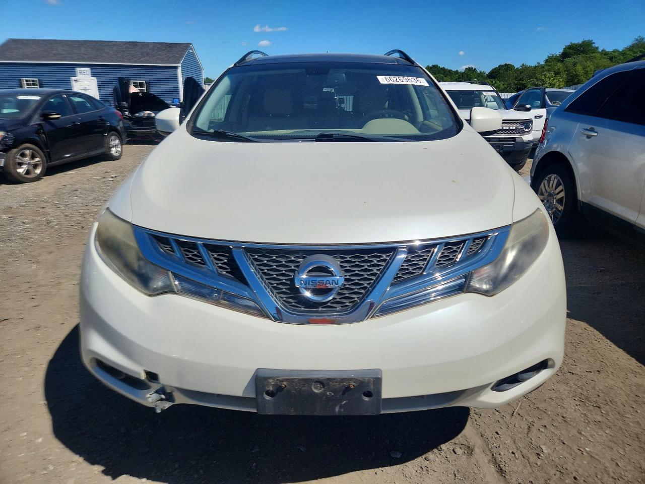 2013 Nissan Murano S White vin: JN8AZ1MW2DW304064