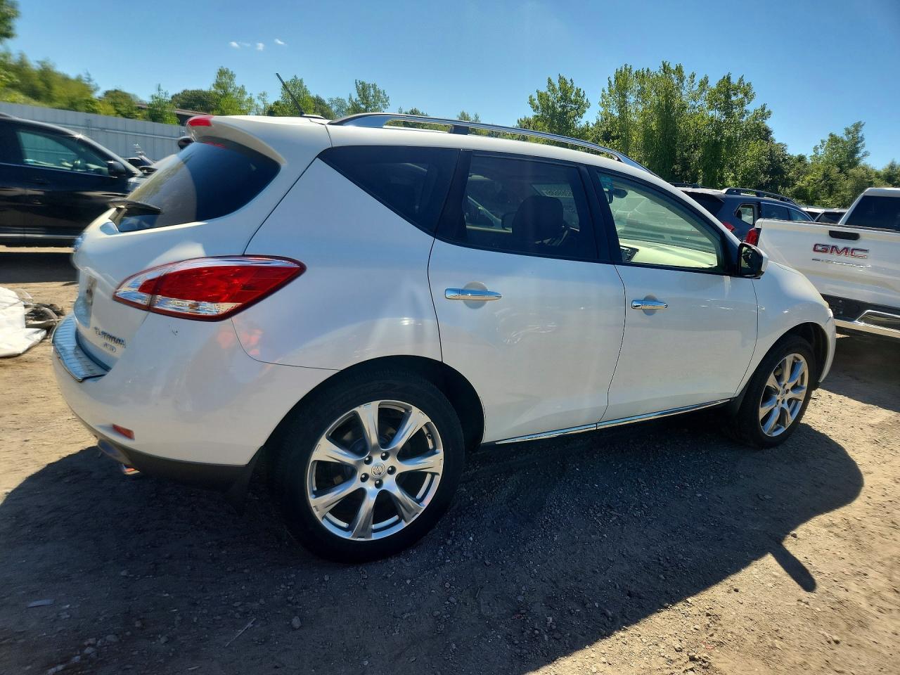 2013 Nissan Murano S White vin: JN8AZ1MW2DW304064