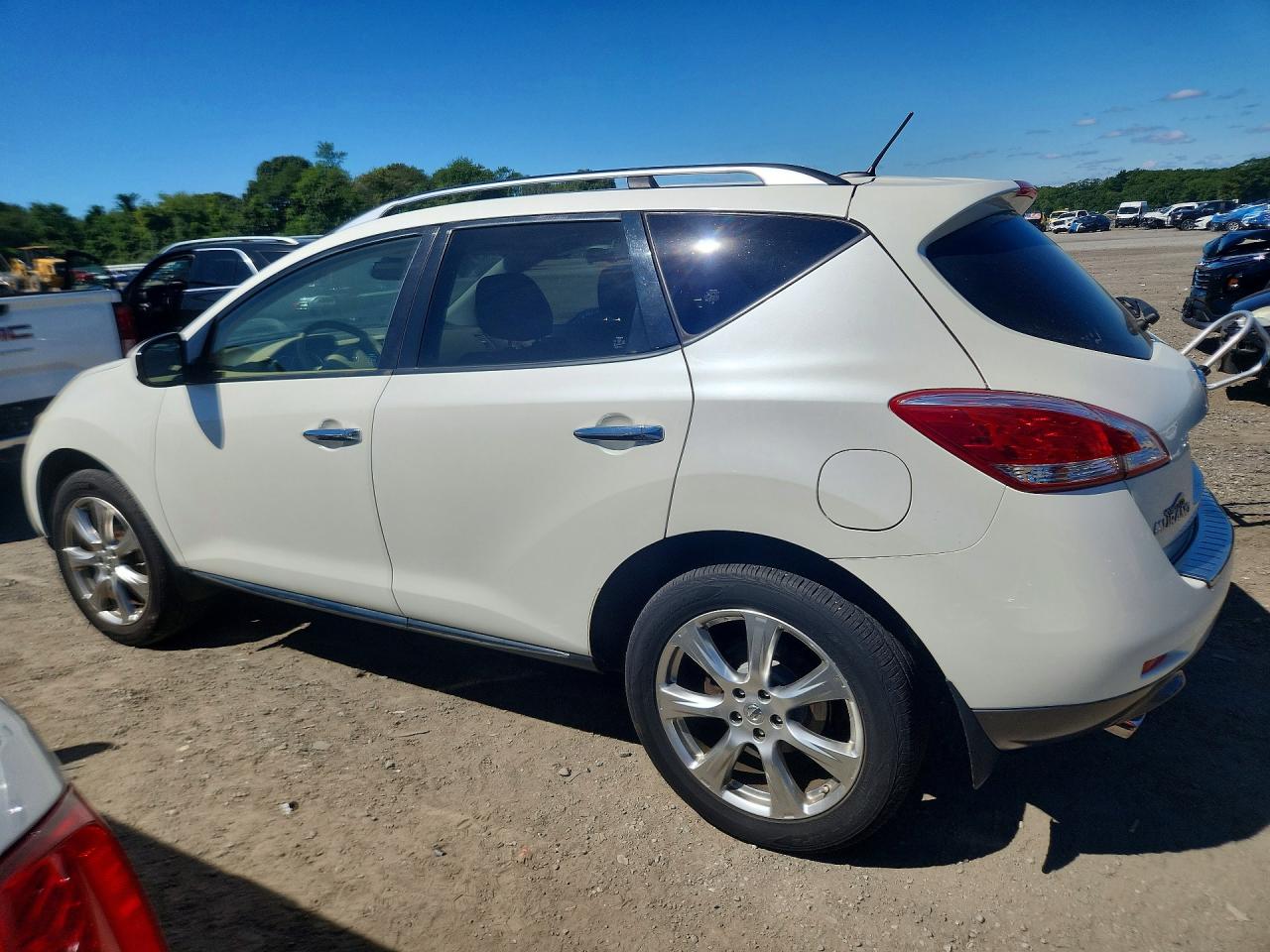 2013 Nissan Murano S White vin: JN8AZ1MW2DW304064