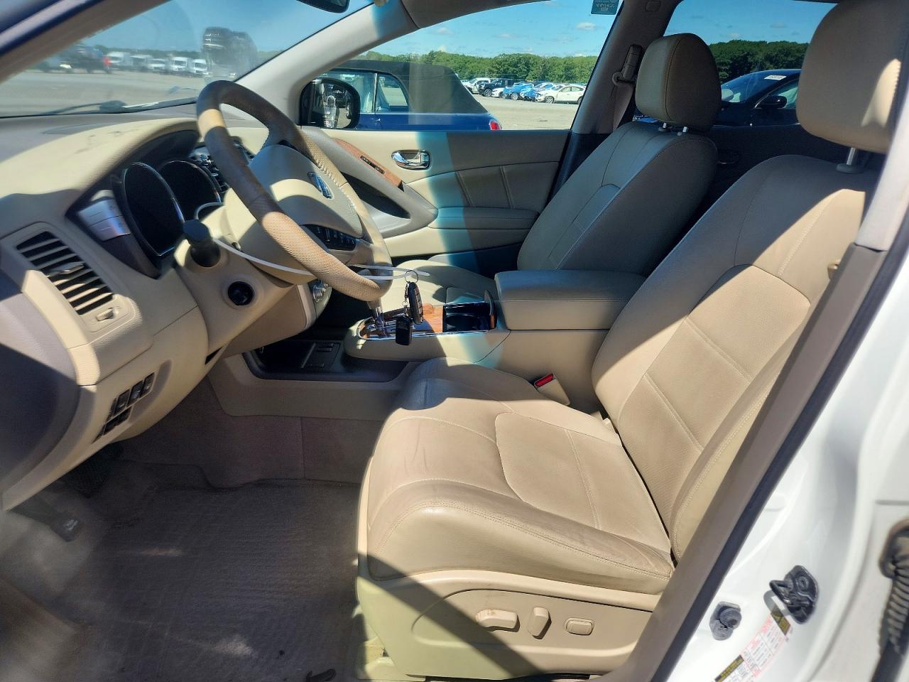 2013 Nissan Murano S White vin: JN8AZ1MW2DW304064
