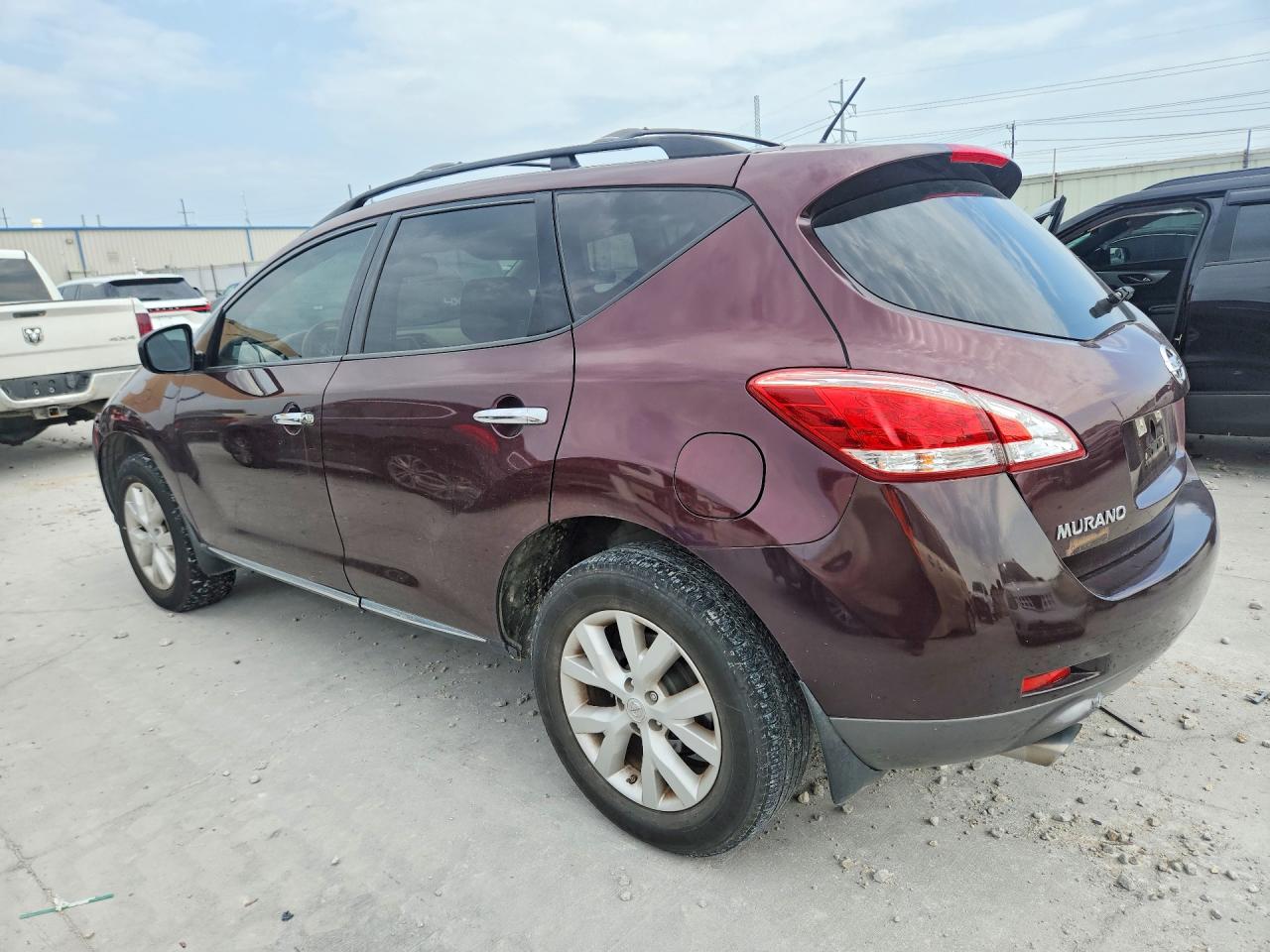 2013 Nissan Murano Burgundy vin: JN8AZ1MW2DW309930