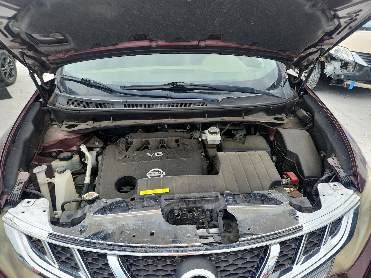 2013 Nissan Murano Burgundy vin: JN8AZ1MW2DW309930