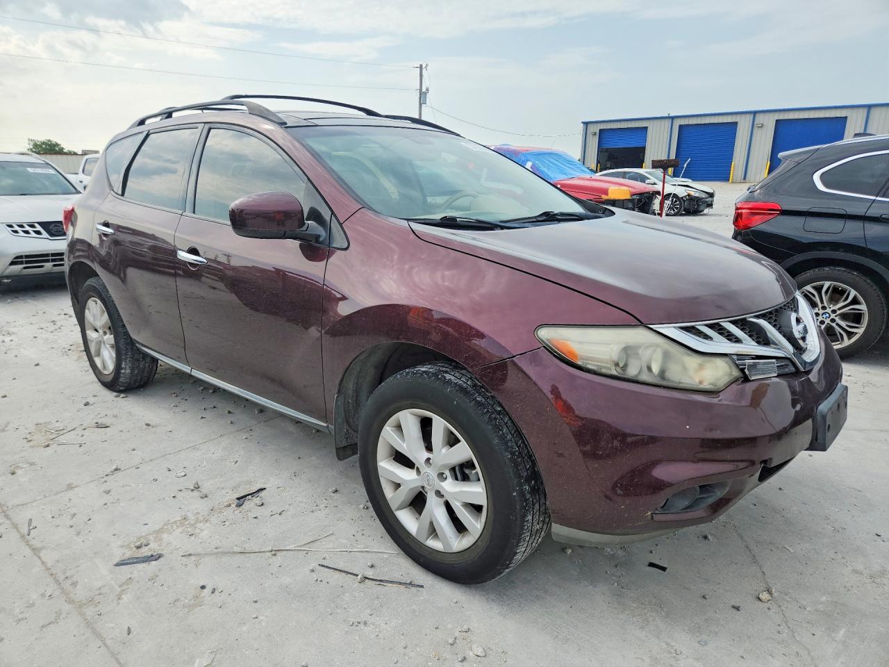 2013 Nissan Murano Burgundy vin: JN8AZ1MW2DW309930