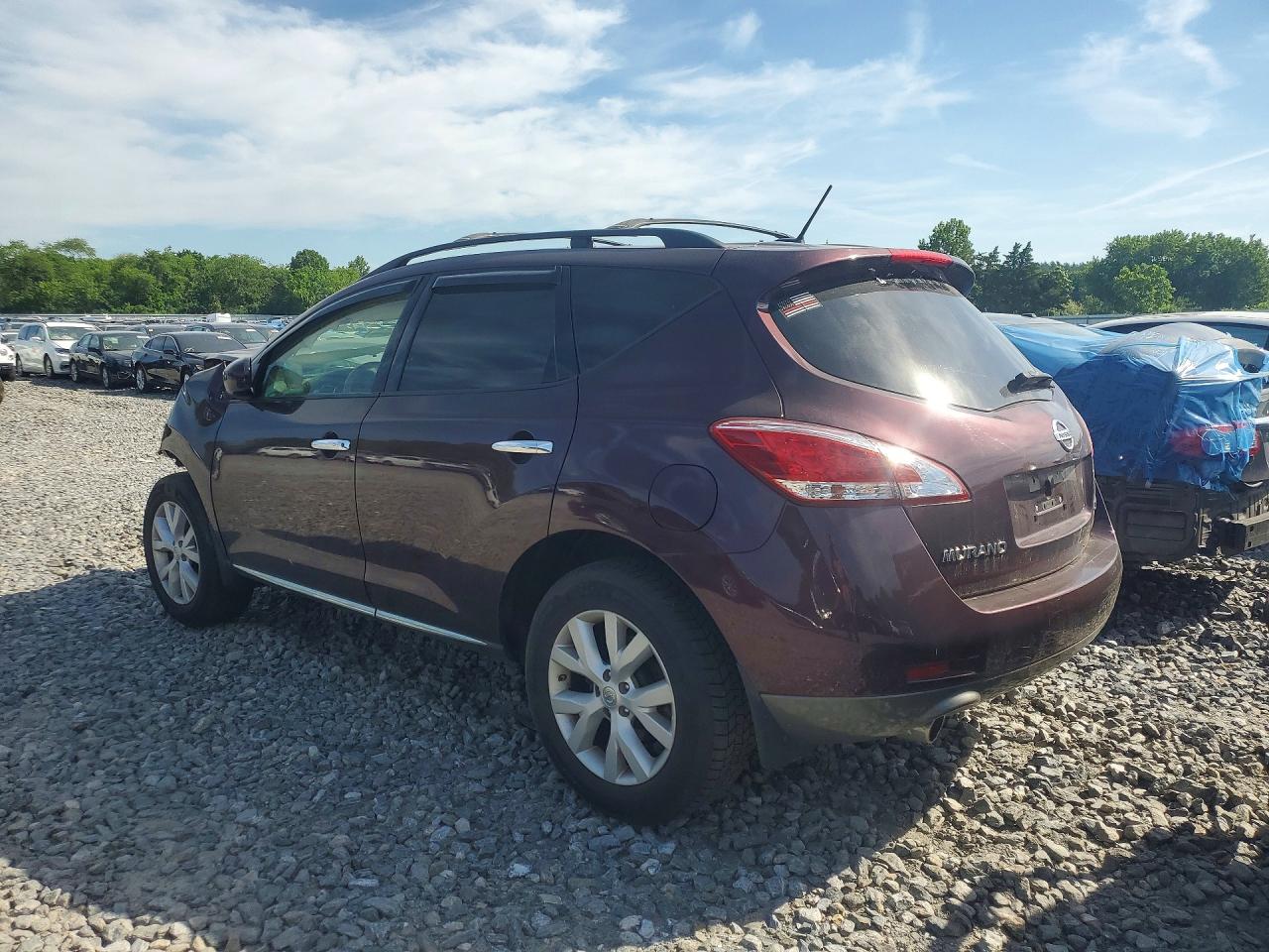 2013 Nissan Murano S/sl/le Purple vin: JN8AZ1MW2DW311483