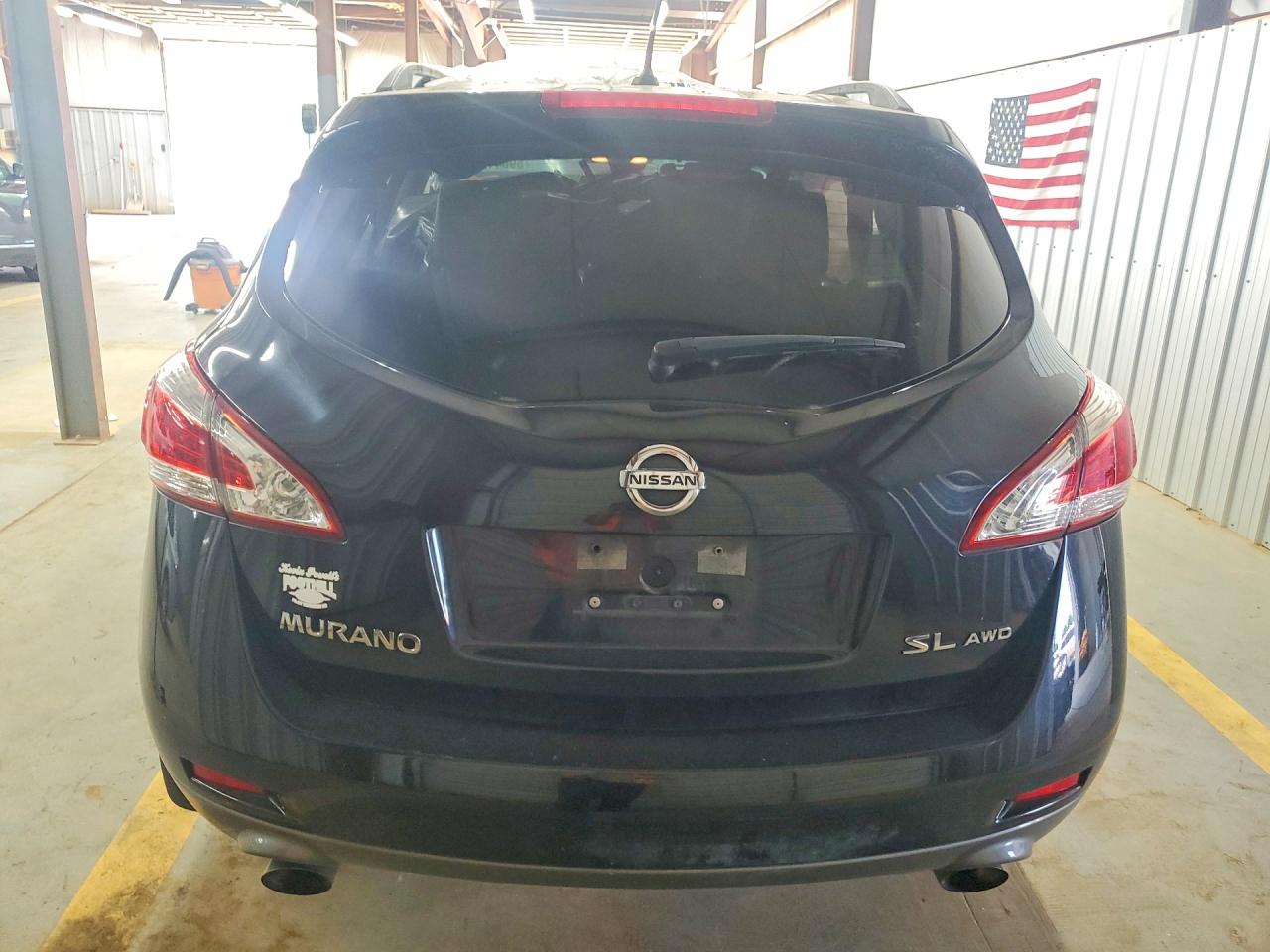 2013 Nissan Murano S Black vin: JN8AZ1MW2DW319440
