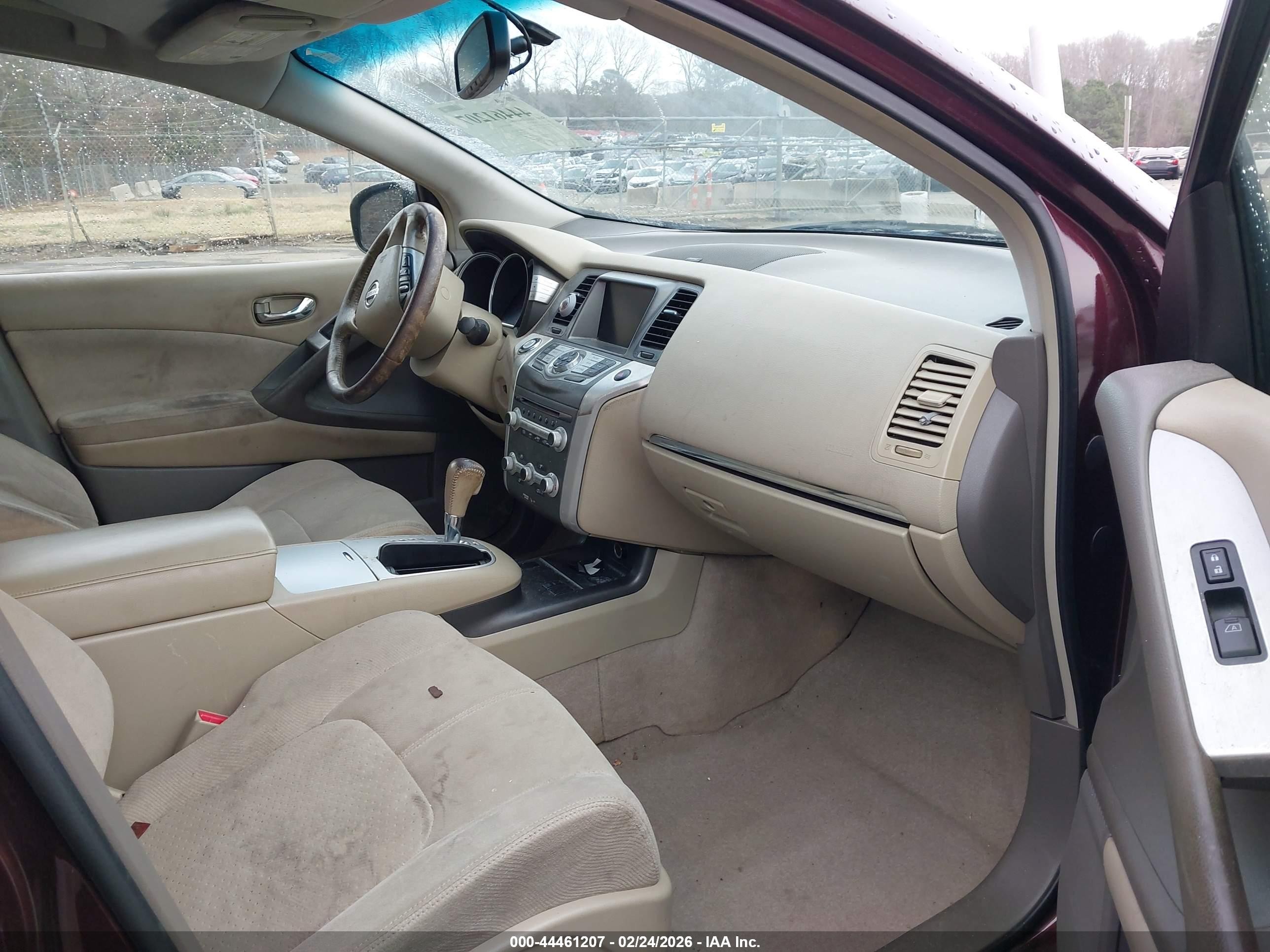 2013 Nissan Murano Sv Burgundy vin: JN8AZ1MW2DW320555