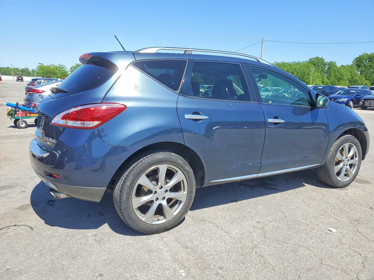2013 Nissan Murano S Синий vin: JN8AZ1MW2DW321530
