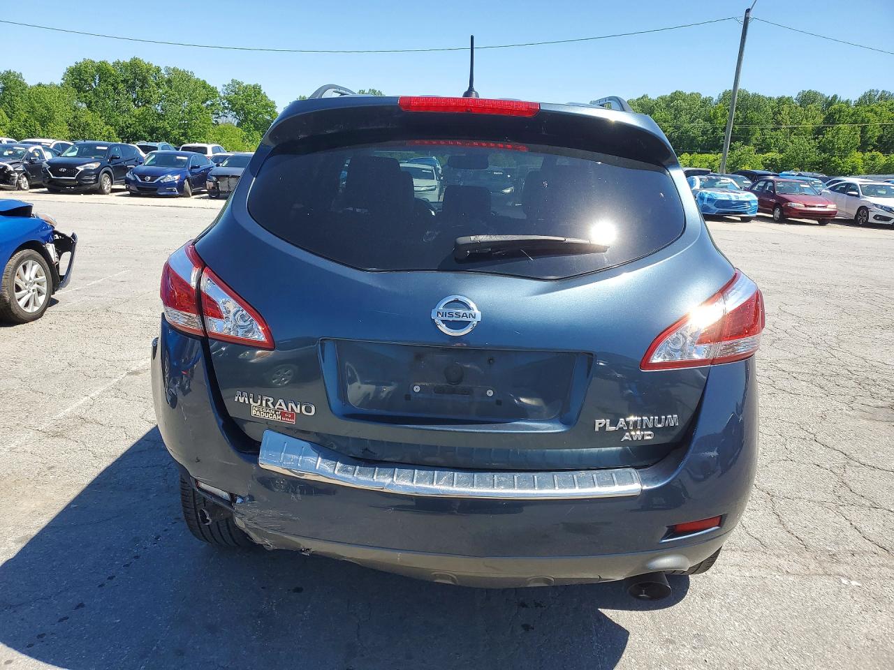 2013 Nissan Murano S Синий vin: JN8AZ1MW2DW321530
