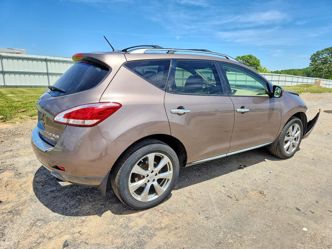 2014 Nissan Murano Le Коричневый vin: JN8AZ1MW2EW506310