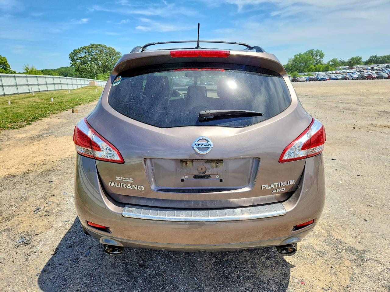 2014 Nissan Murano Le Коричневый vin: JN8AZ1MW2EW506310