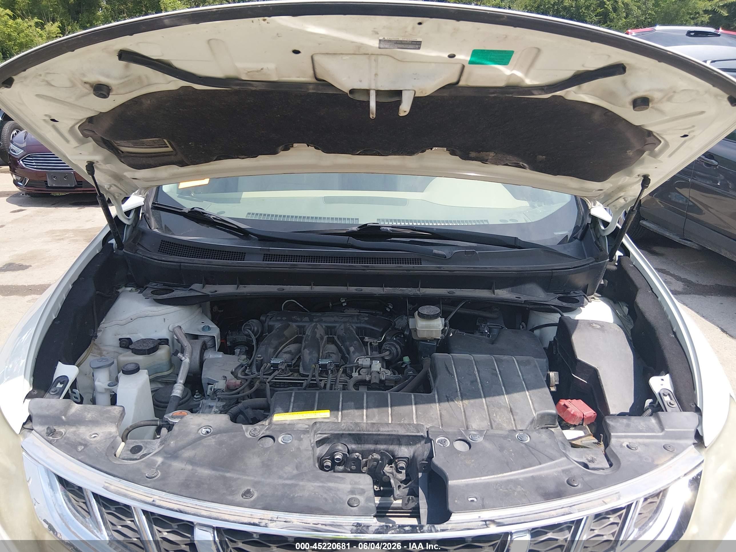 2014 Nissan Murano Sl White vin: JN8AZ1MW2EW510938
