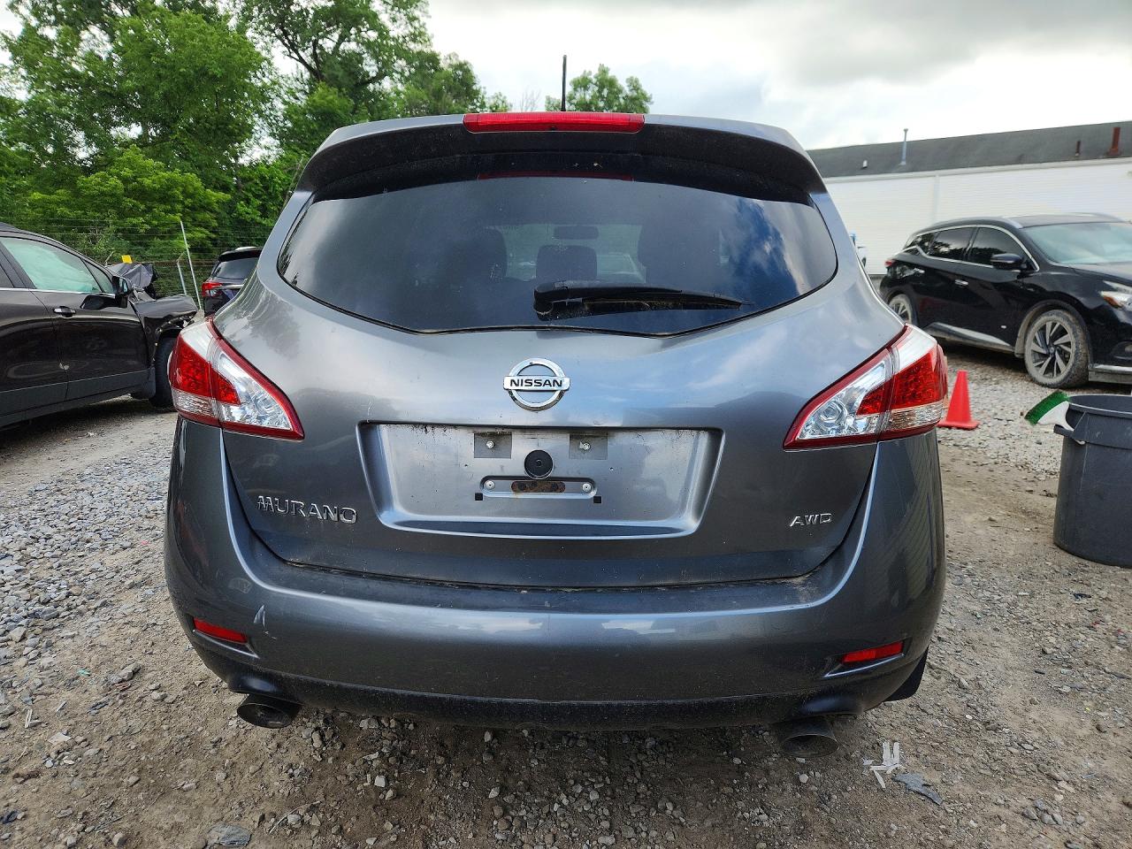 2014 Nissan Murano S Серый vin: JN8AZ1MW2EW513242