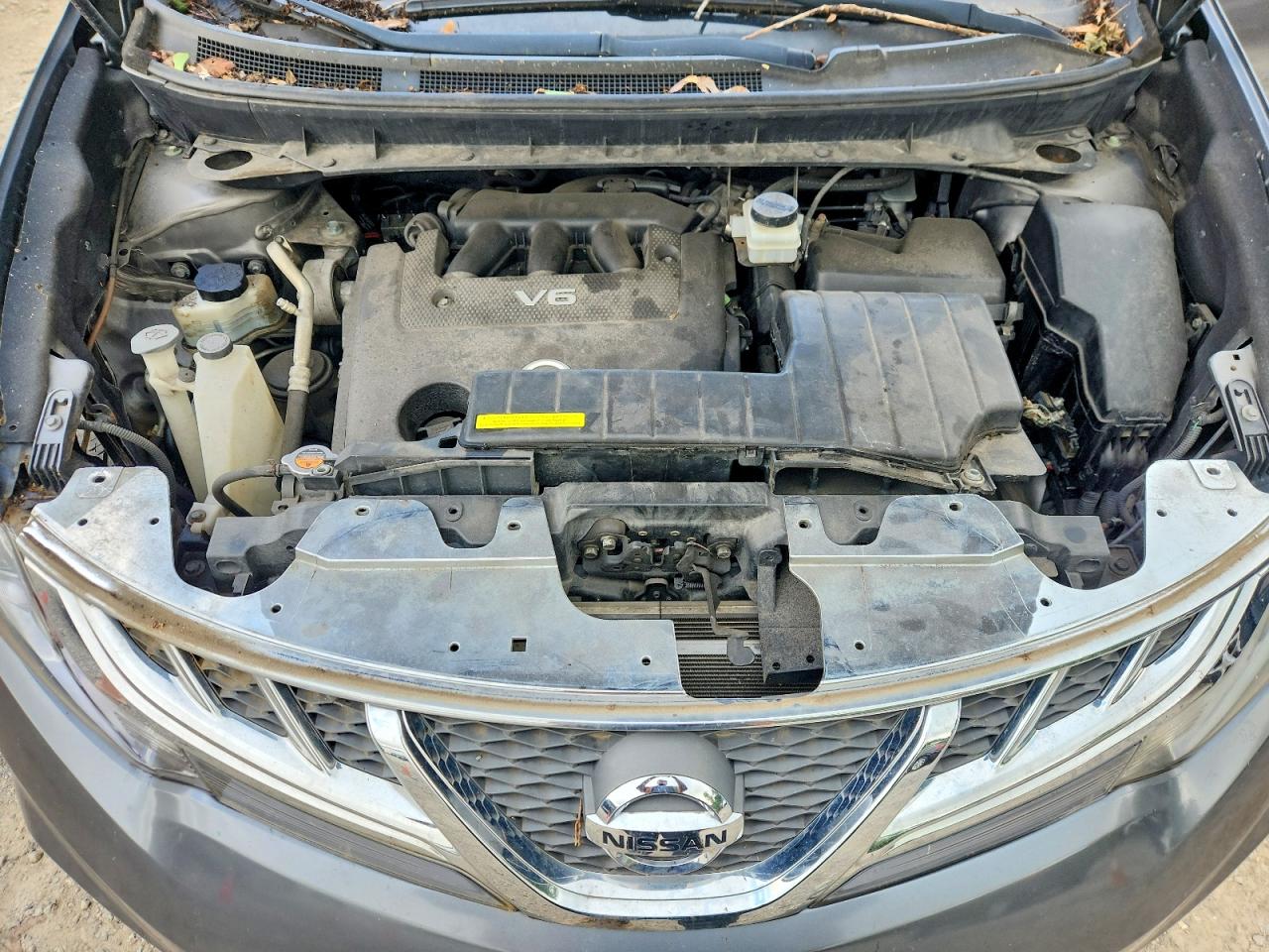 2014 Nissan Murano S Серый vin: JN8AZ1MW2EW513242