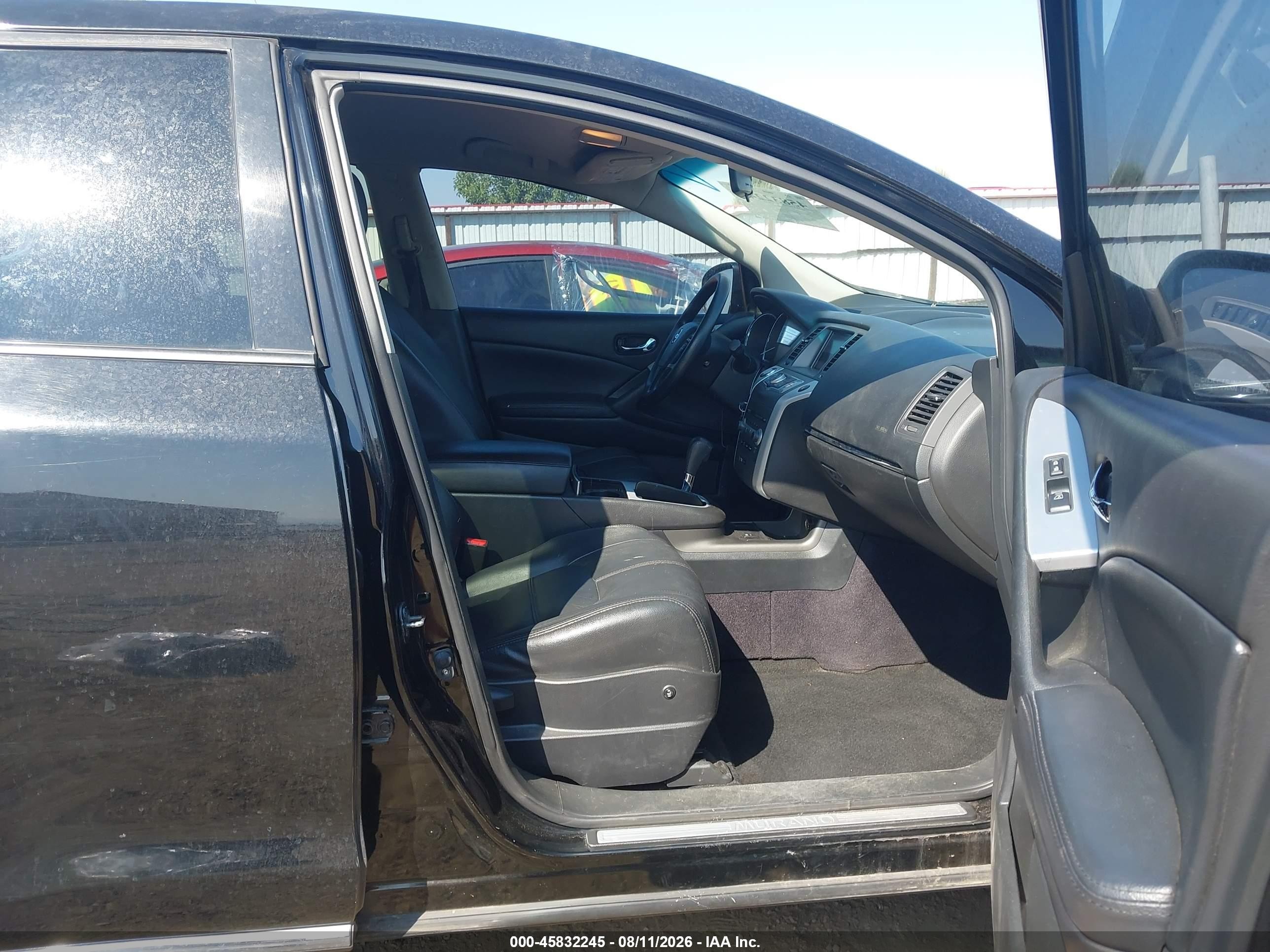 2014 Nissan Murano Le/s/sl/sv Black vin: JN8AZ1MW2EW515993