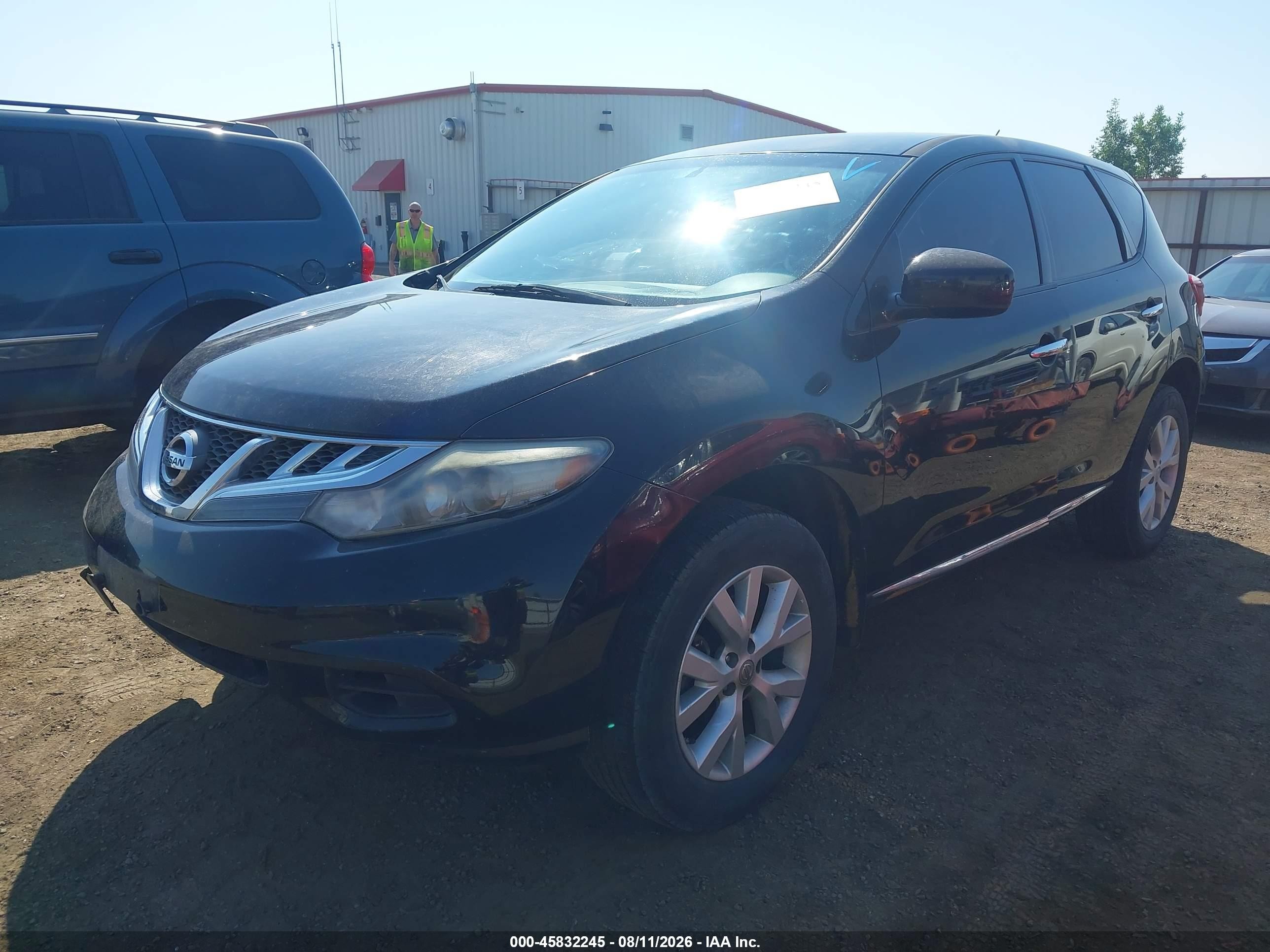 2014 Nissan Murano Le/s/sl/sv Black vin: JN8AZ1MW2EW515993
