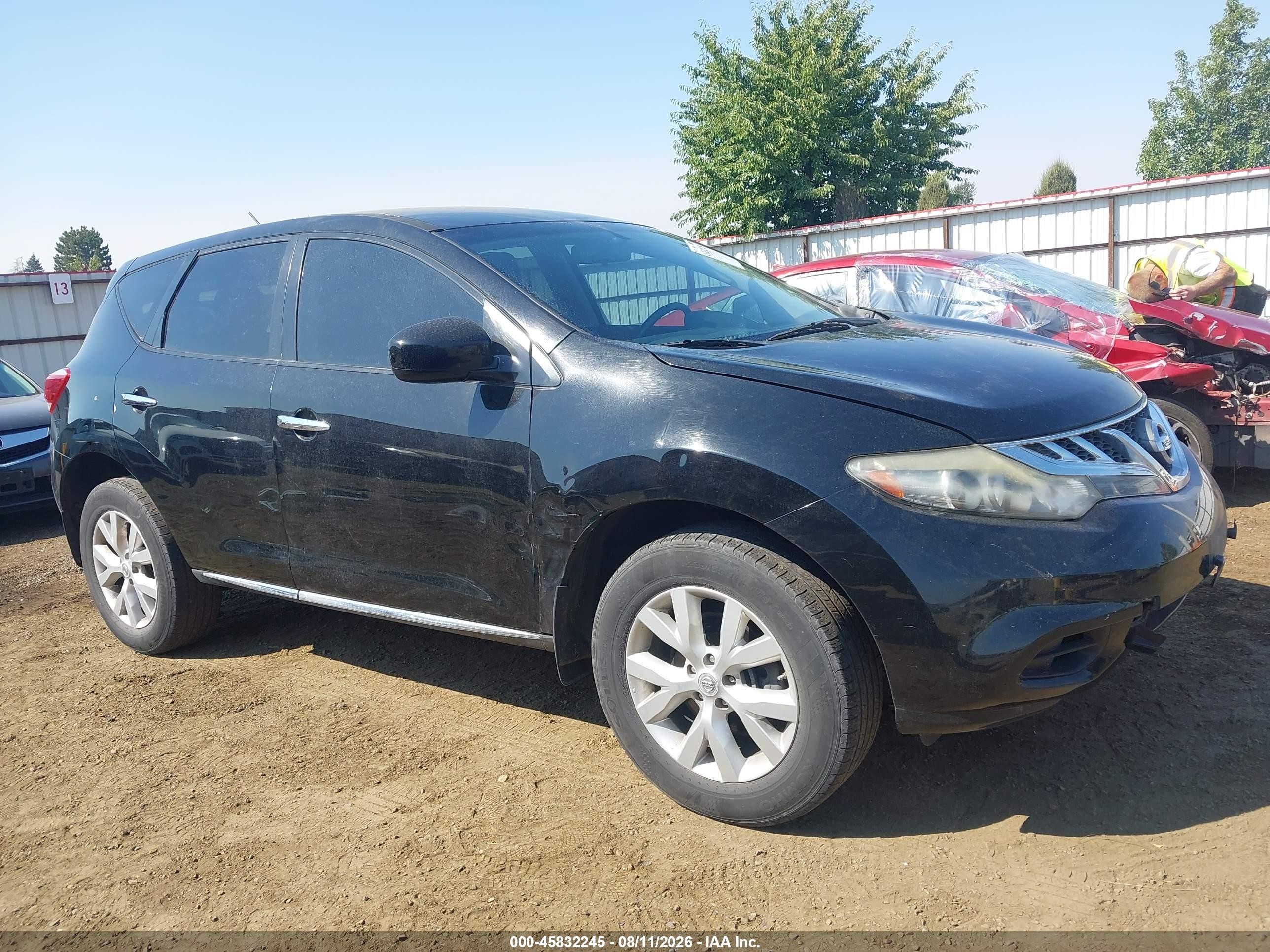 2014 Nissan Murano Le/s/sl/sv Black vin: JN8AZ1MW2EW515993
