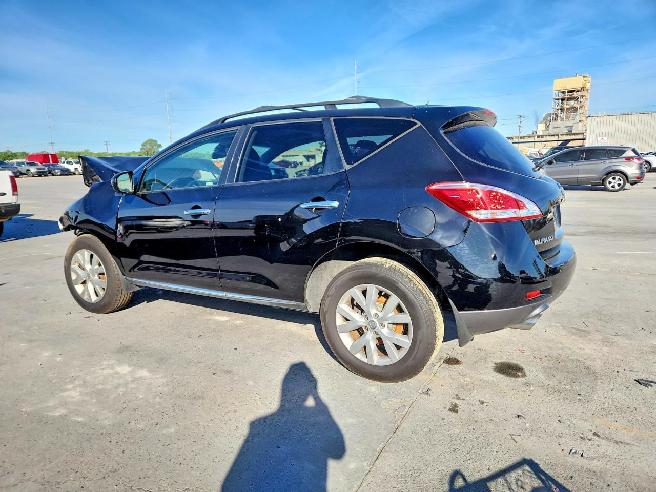 2014 Nissan Murano Sl Black vin: JN8AZ1MW2EW516075