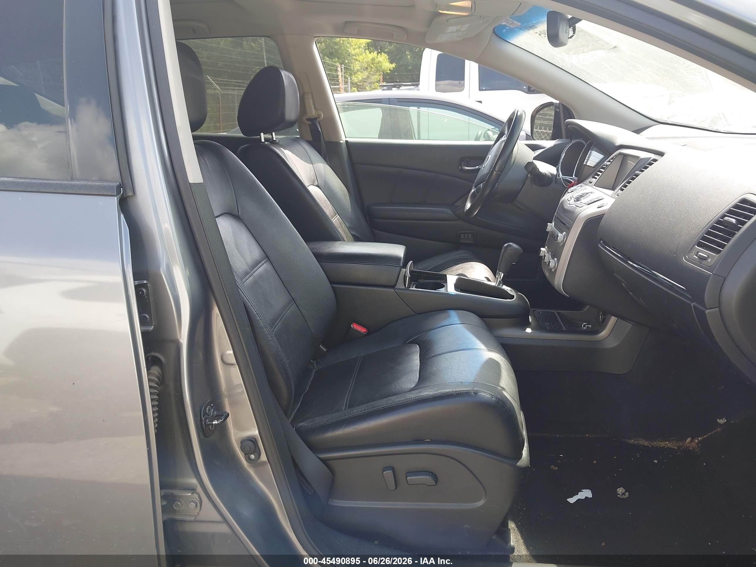 2014 Nissan Murano Sl Gray vin: JN8AZ1MW2EW516450