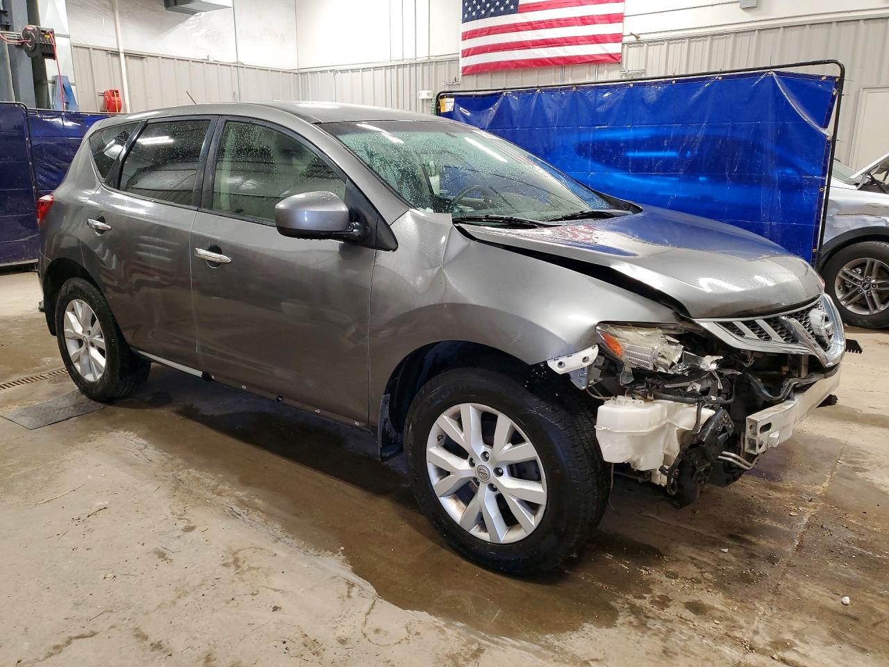 2014 Nissan Murano S Gray vin: JN8AZ1MW2EW519218