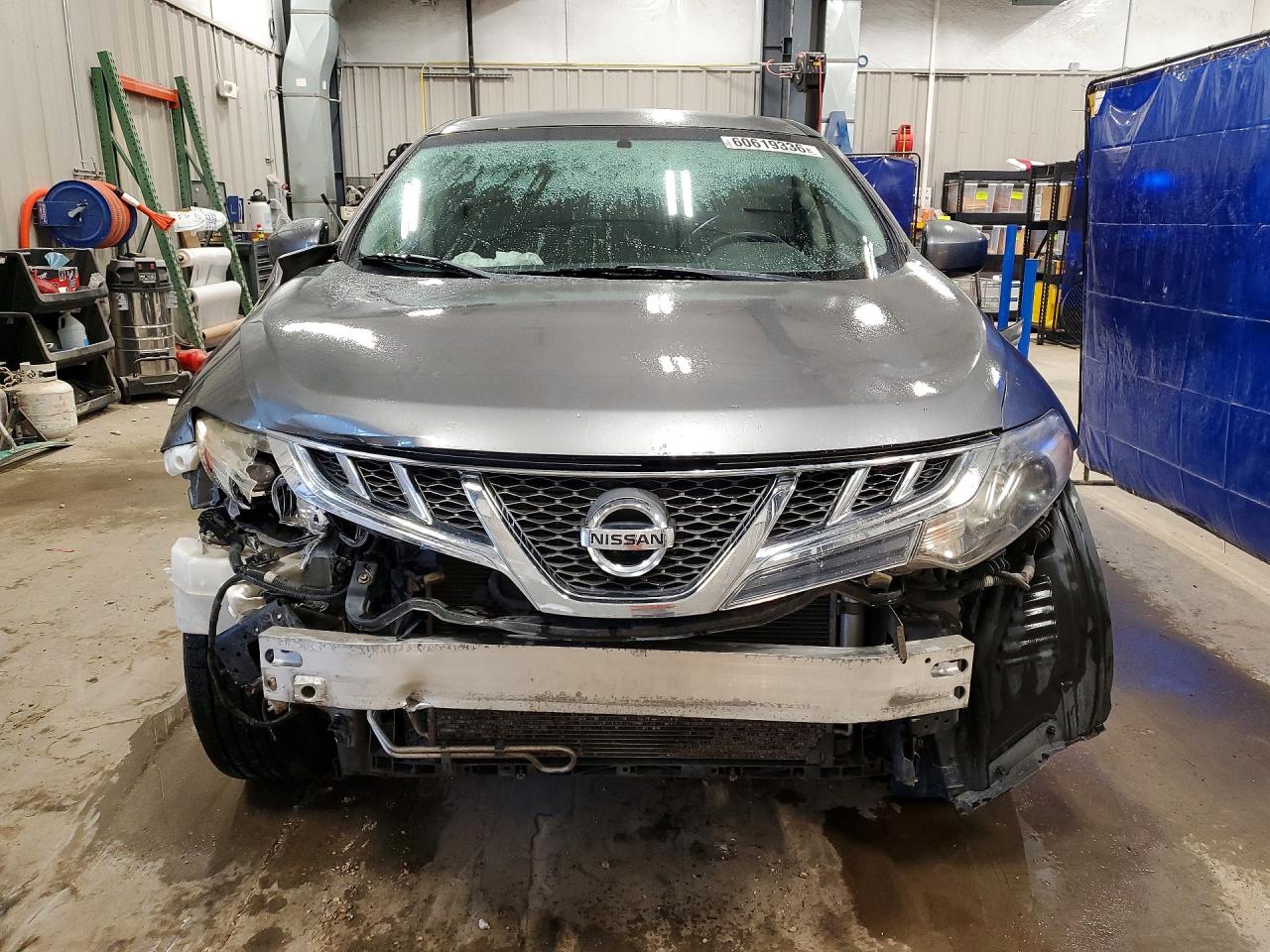 2014 Nissan Murano S Gray vin: JN8AZ1MW2EW519218