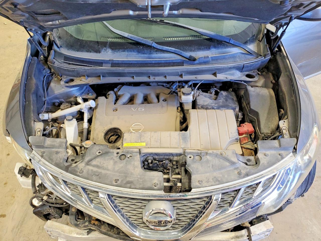 2014 Nissan Murano S Gray vin: JN8AZ1MW2EW519218