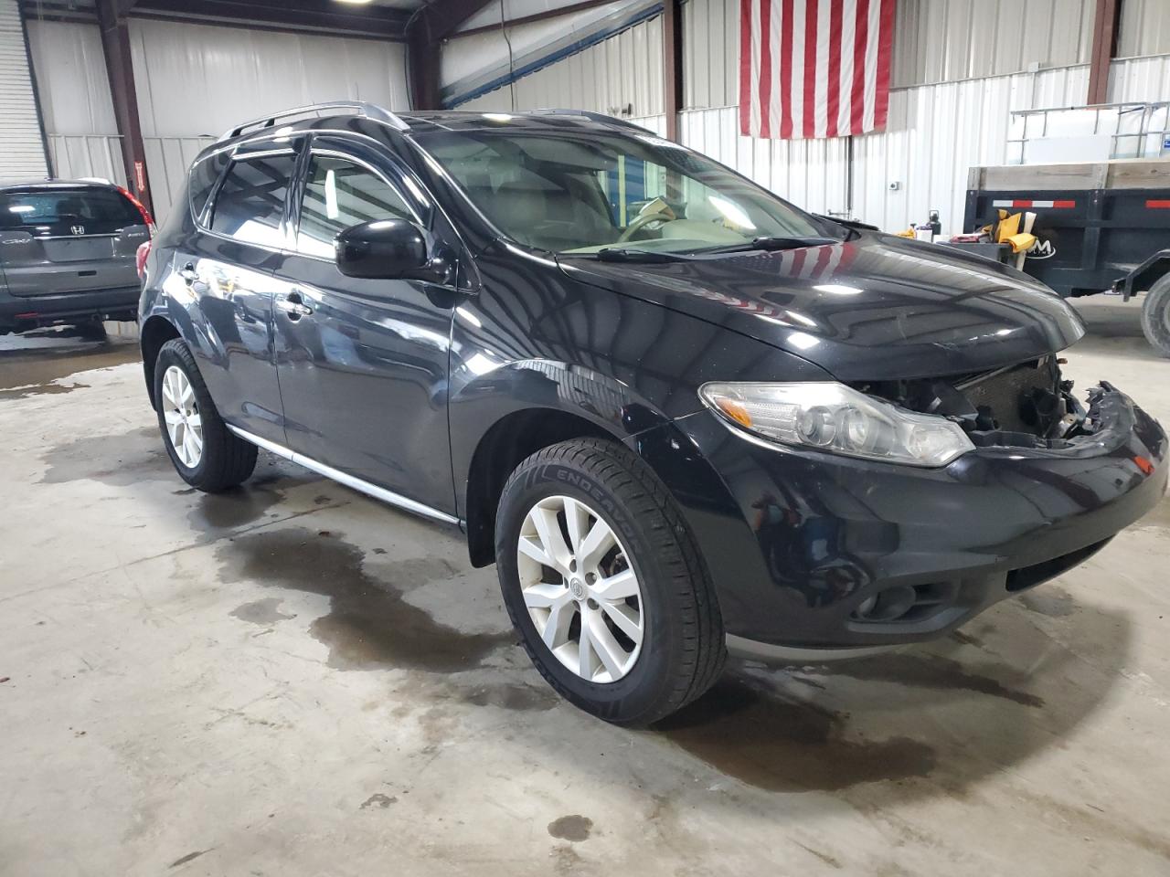 2014 Nissan Murano S Black vin: JN8AZ1MW2EW521583
