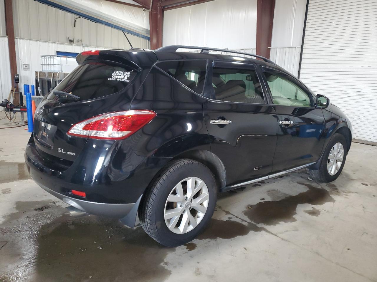 2014 Nissan Murano S Black vin: JN8AZ1MW2EW521583