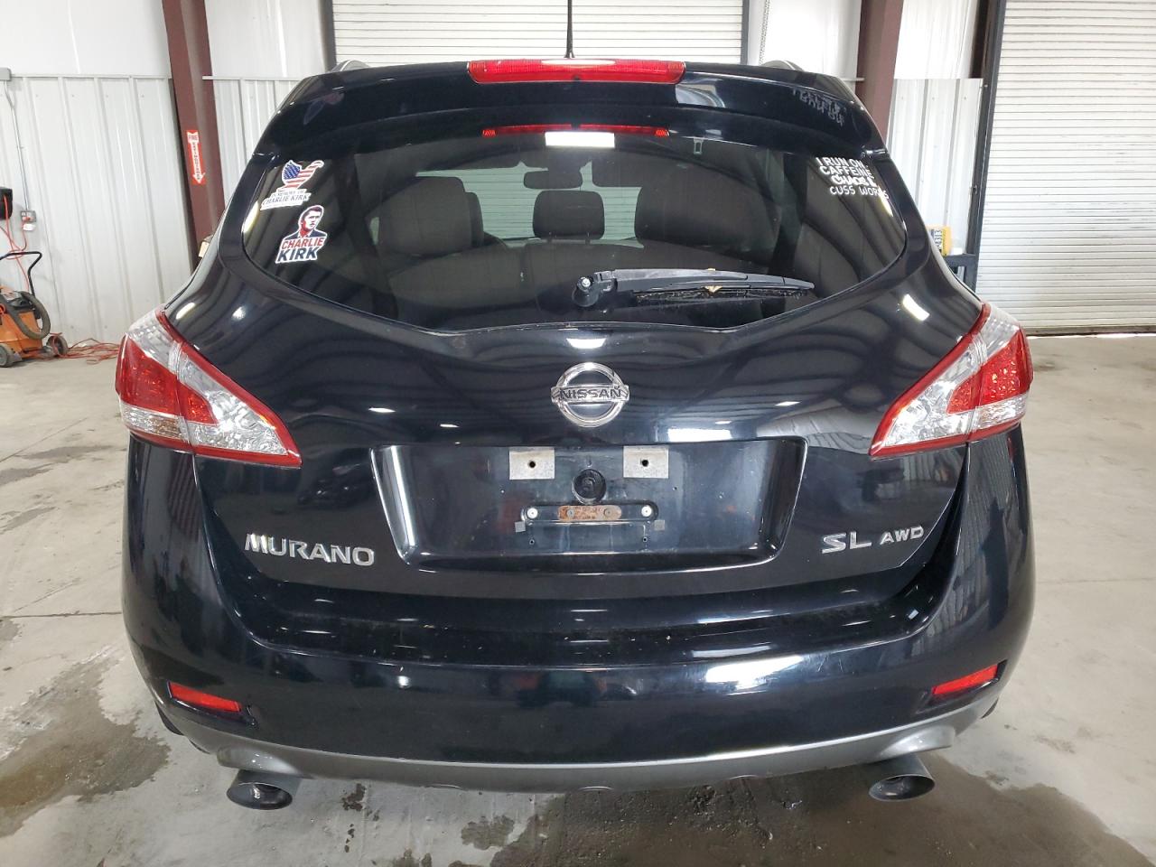 2014 Nissan Murano S Black vin: JN8AZ1MW2EW521583