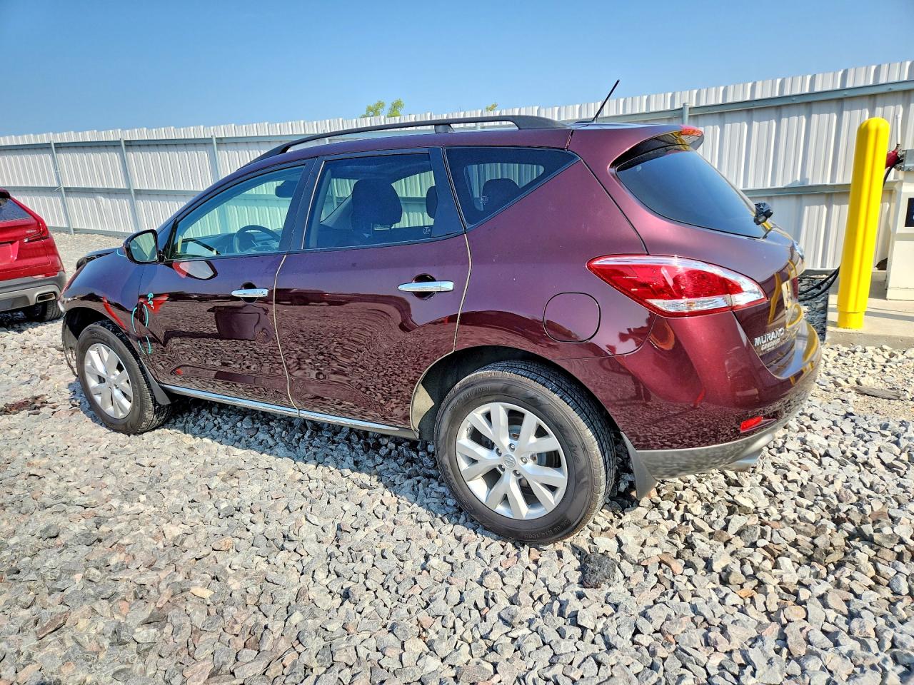 2014 Nissan Murano Sl Maroon vin: JN8AZ1MW2EW523897