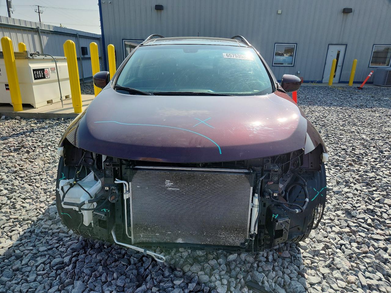2014 Nissan Murano Sl Maroon vin: JN8AZ1MW2EW523897