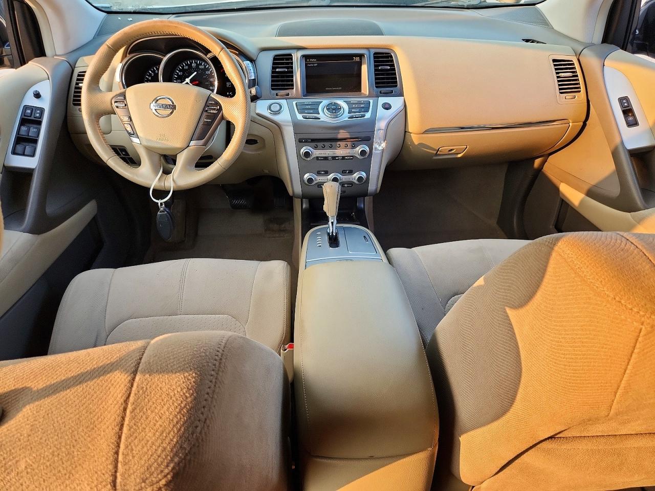 2014 Nissan Murano Sv White vin: JN8AZ1MW2EW530431