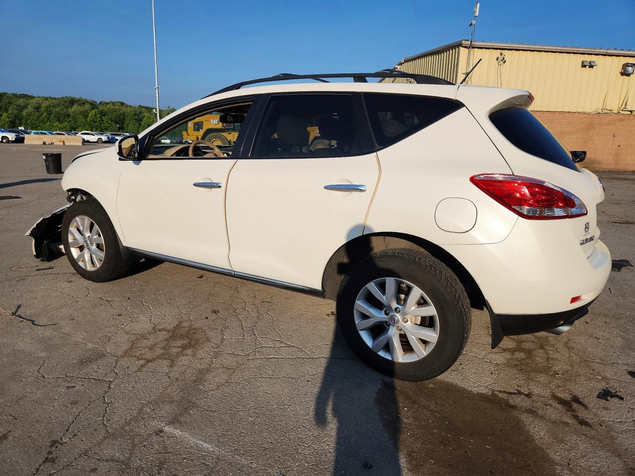 2014 Nissan Murano Sv White vin: JN8AZ1MW2EW530431