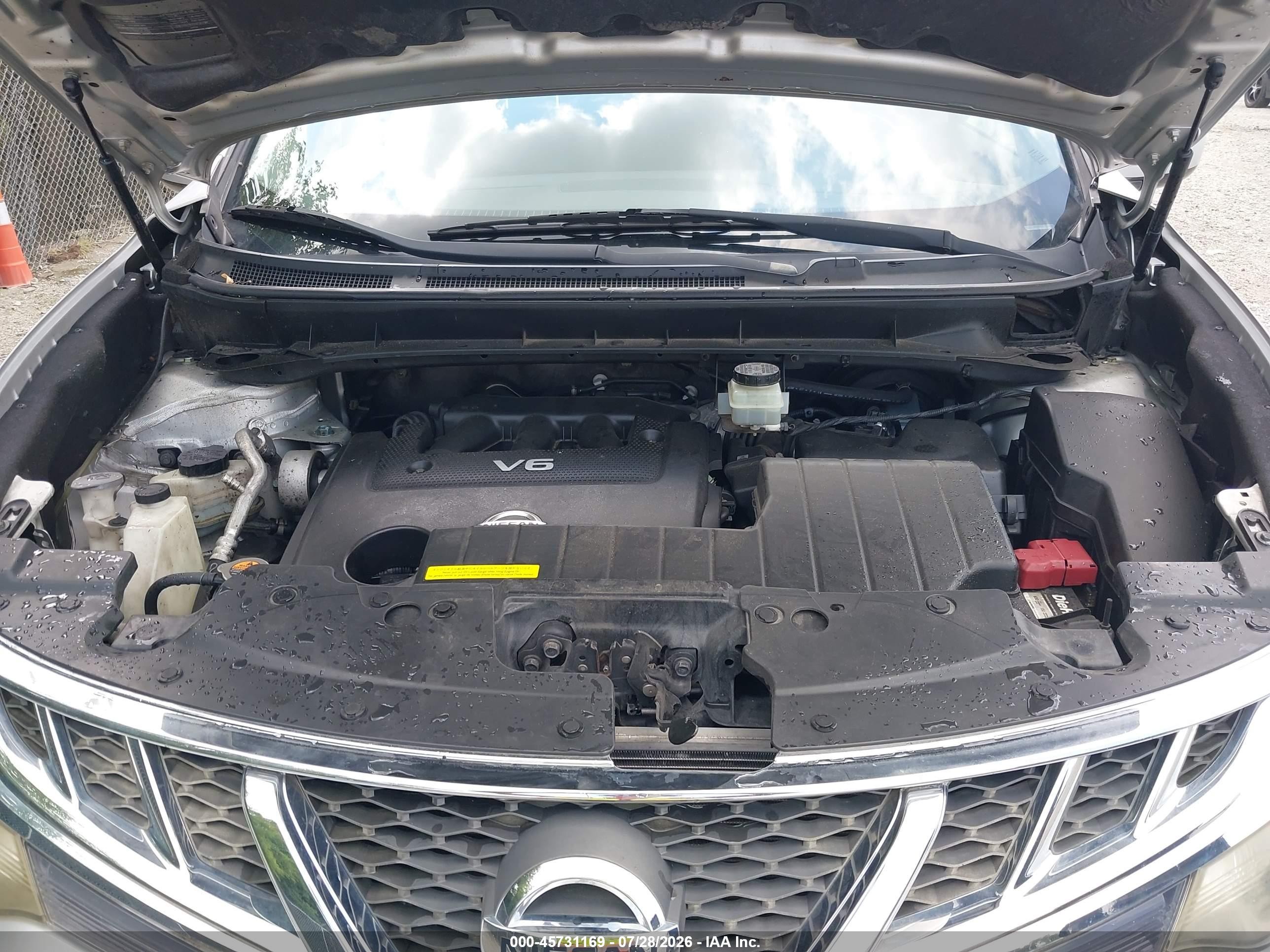 2014 Nissan Murano Sl Silver vin: JN8AZ1MW2EW533233