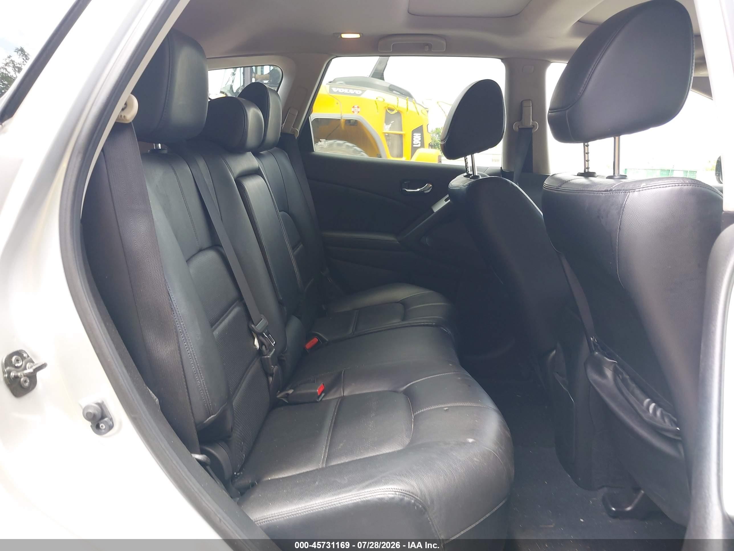 2014 Nissan Murano Sl Silver vin: JN8AZ1MW2EW533233