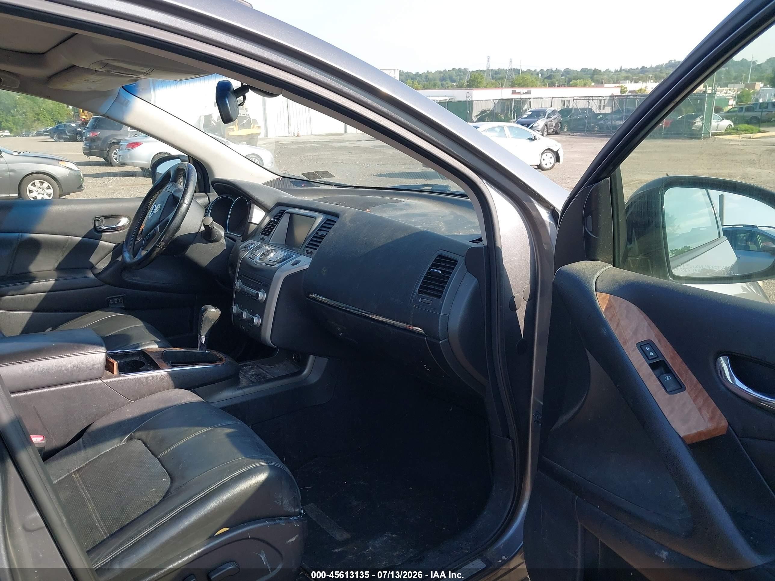 2014 Nissan Murano Le/s/sl/sv Gray vin: JN8AZ1MW2EW533345
