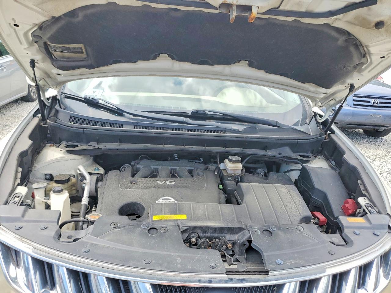 2010 Nissan Murano S Белый vin: JN8AZ1MW3AW104631