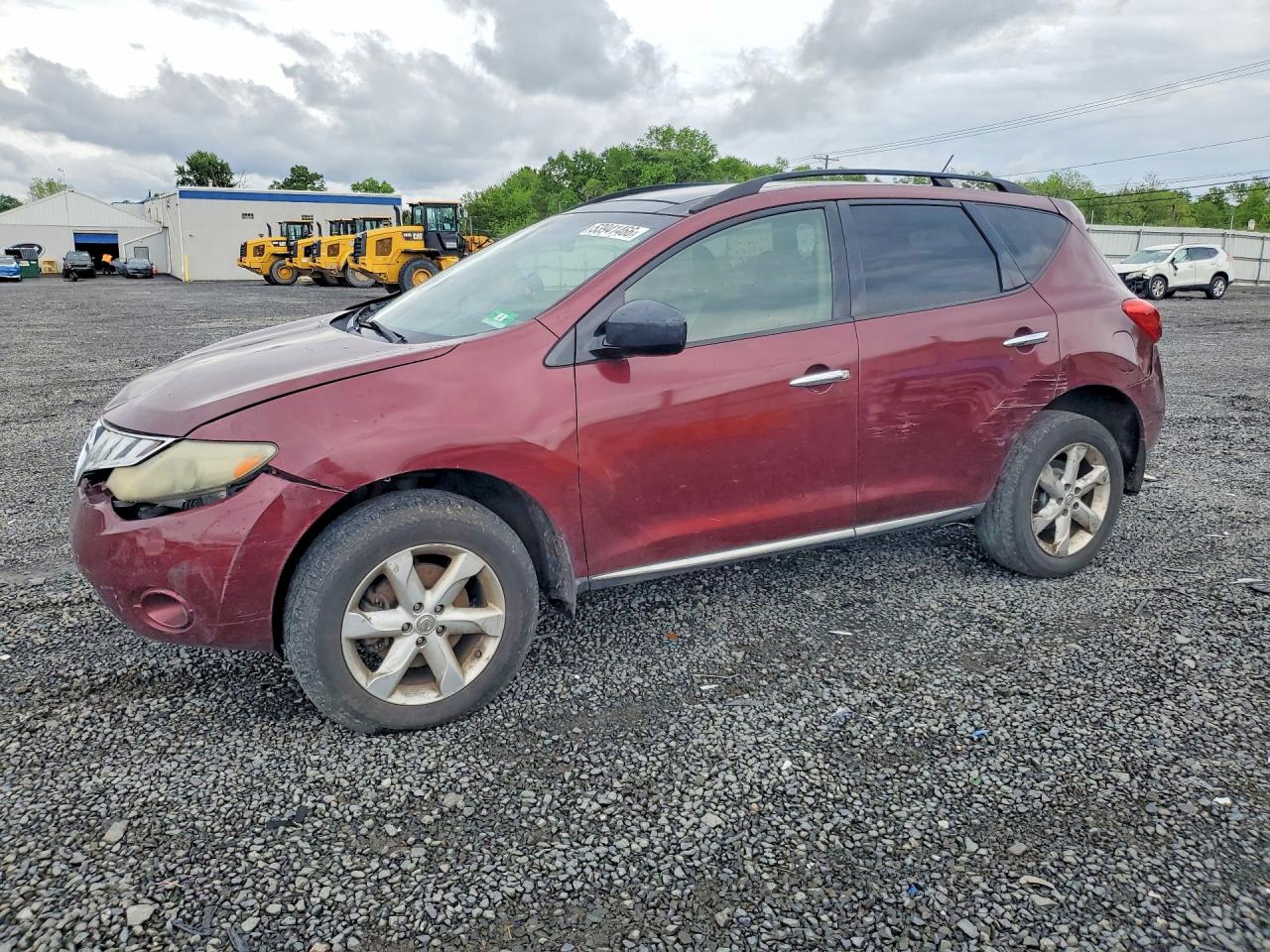 2010 Nissan Murano S Burgundy vin: JN8AZ1MW3AW110445