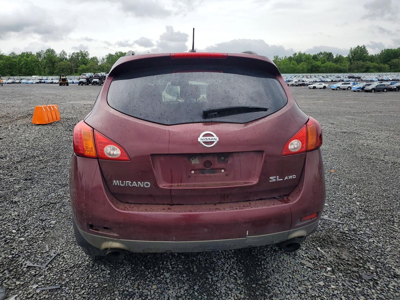 2010 Nissan Murano S Burgundy vin: JN8AZ1MW3AW110445
