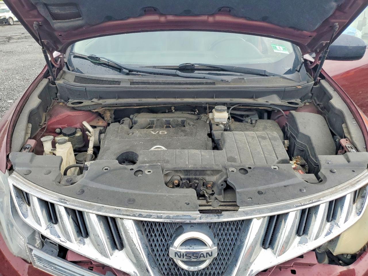 2010 Nissan Murano S Burgundy vin: JN8AZ1MW3AW110445