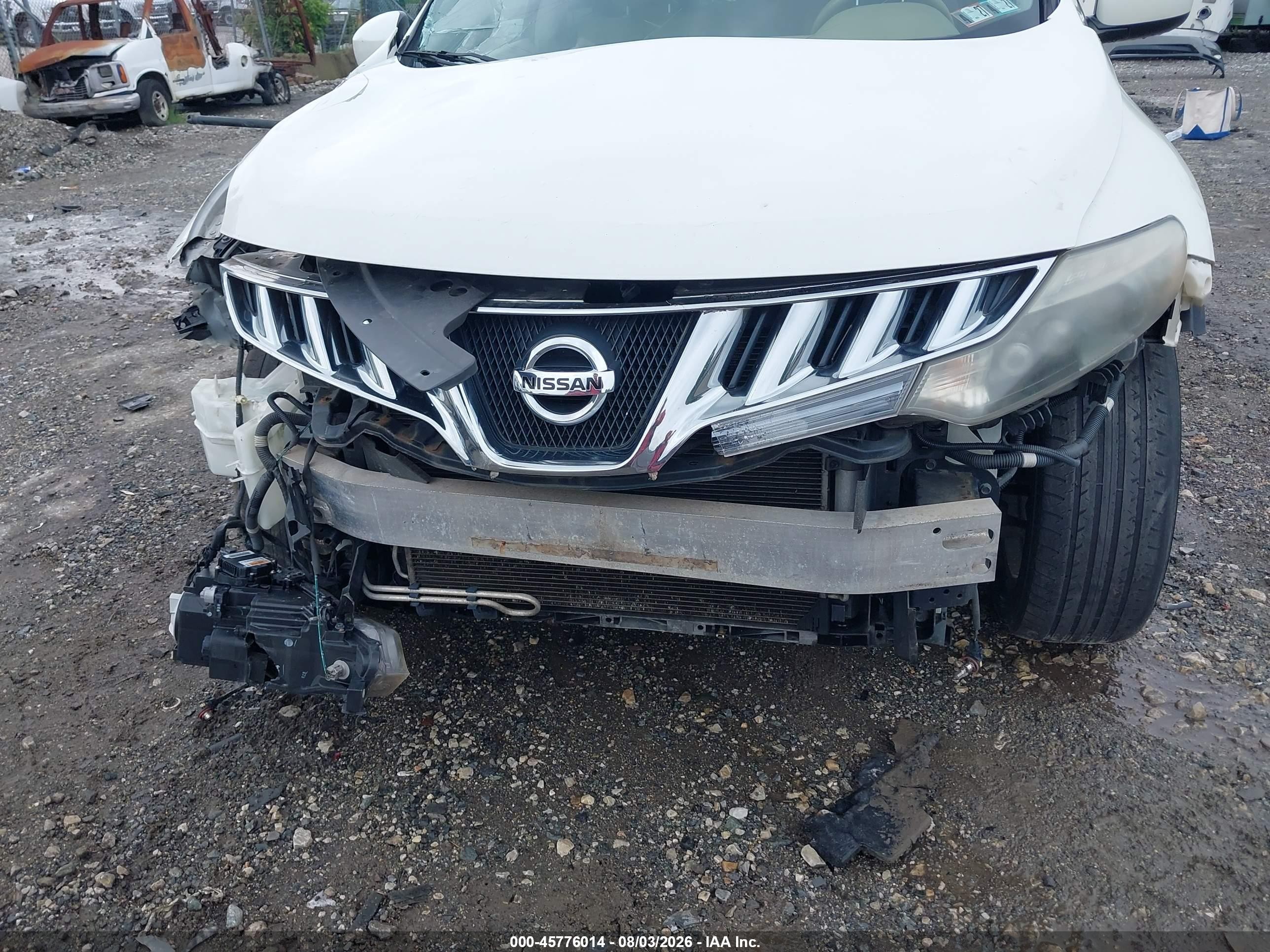 2010 Nissan Murano Le White vin: JN8AZ1MW3AW112499
