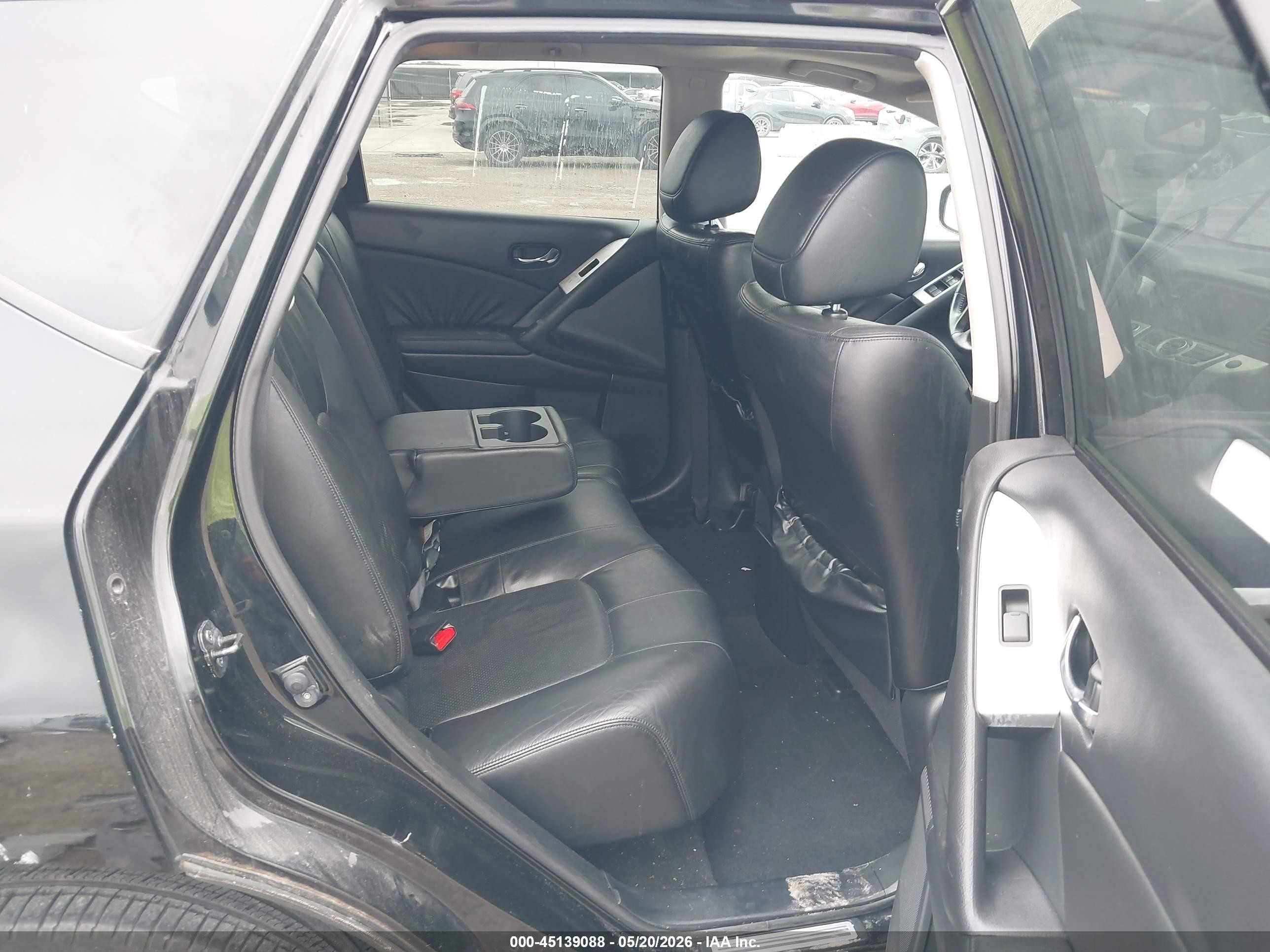 2010 Nissan Murano Sl Black vin: JN8AZ1MW3AW132932