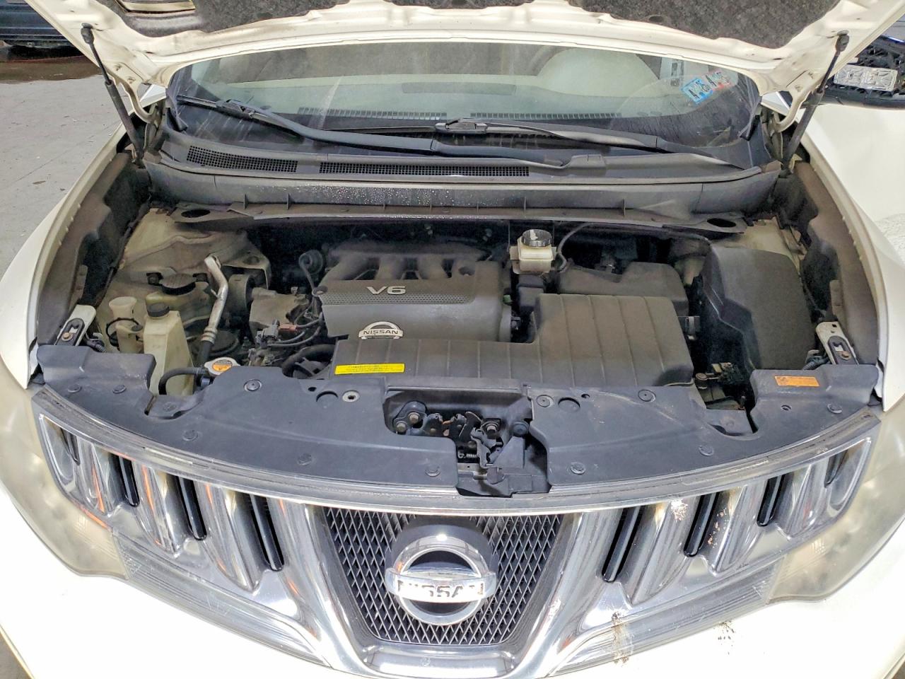 2010 Nissan Murano S White vin: JN8AZ1MW3AW133322