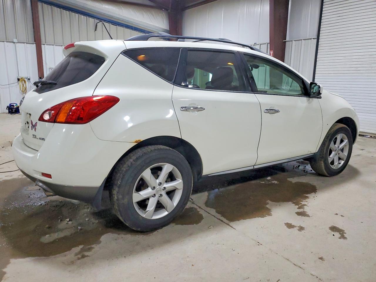 2010 Nissan Murano S White vin: JN8AZ1MW3AW133322