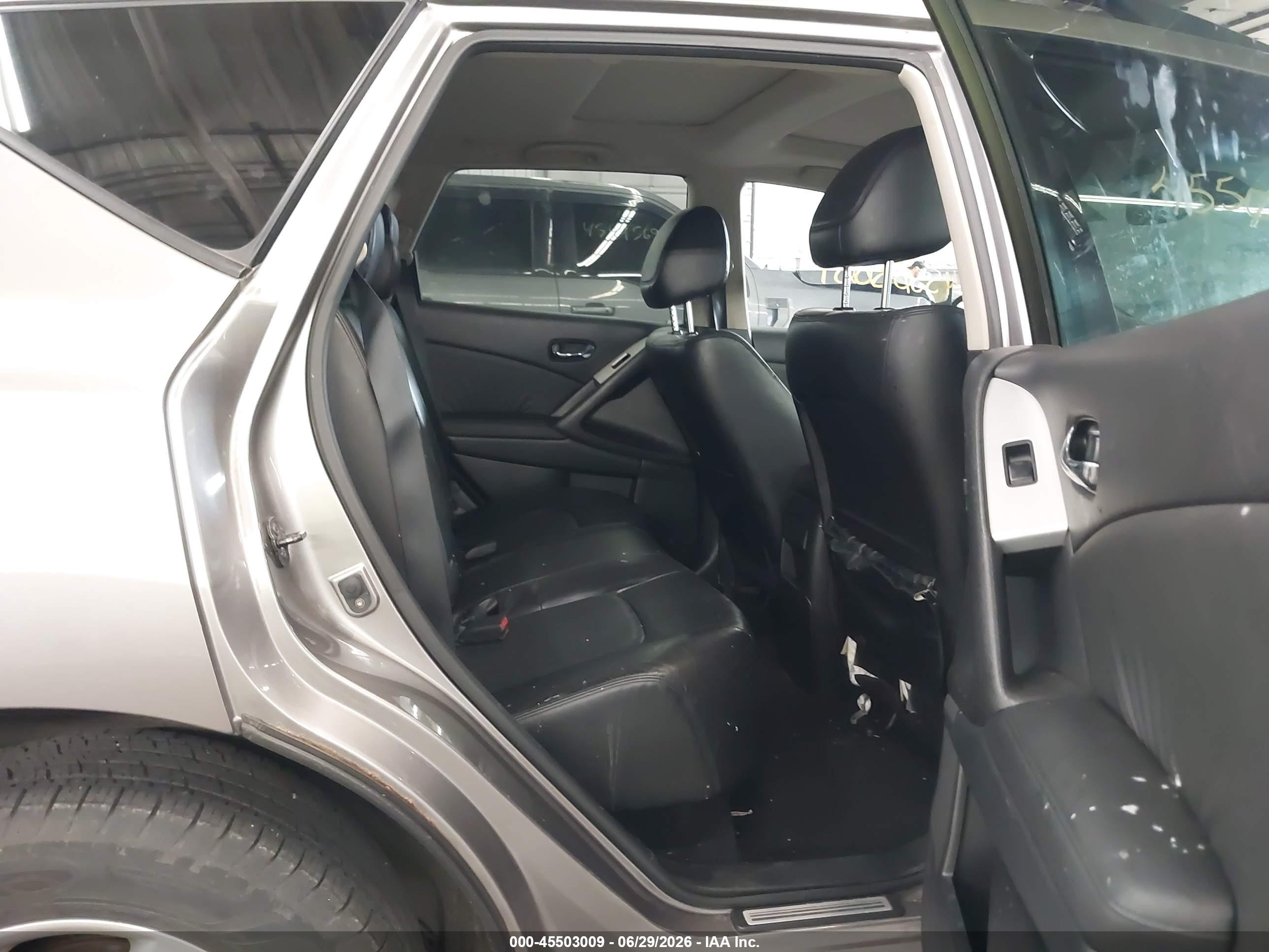2010 Nissan Murano Sl Gray vin: JN8AZ1MW3AW136849