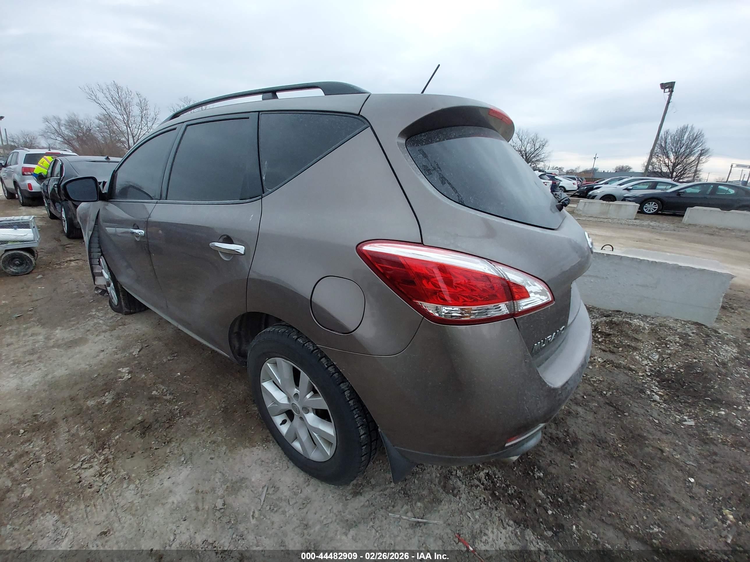 2011 Nissan Murano Sv Gray vin: JN8AZ1MW3BW152048