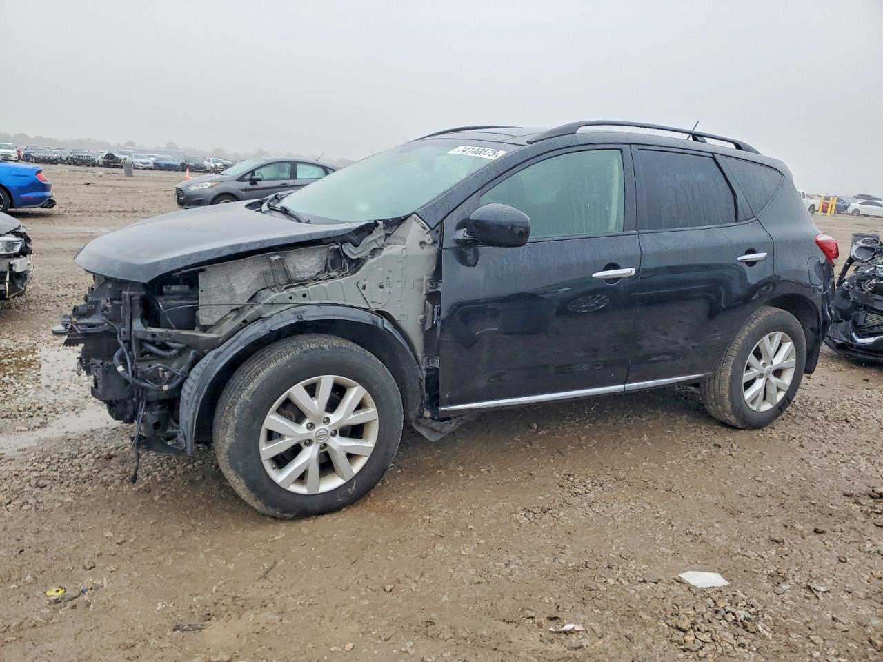 2011 Nissan Murano S Black vin: JN8AZ1MW3BW156312
