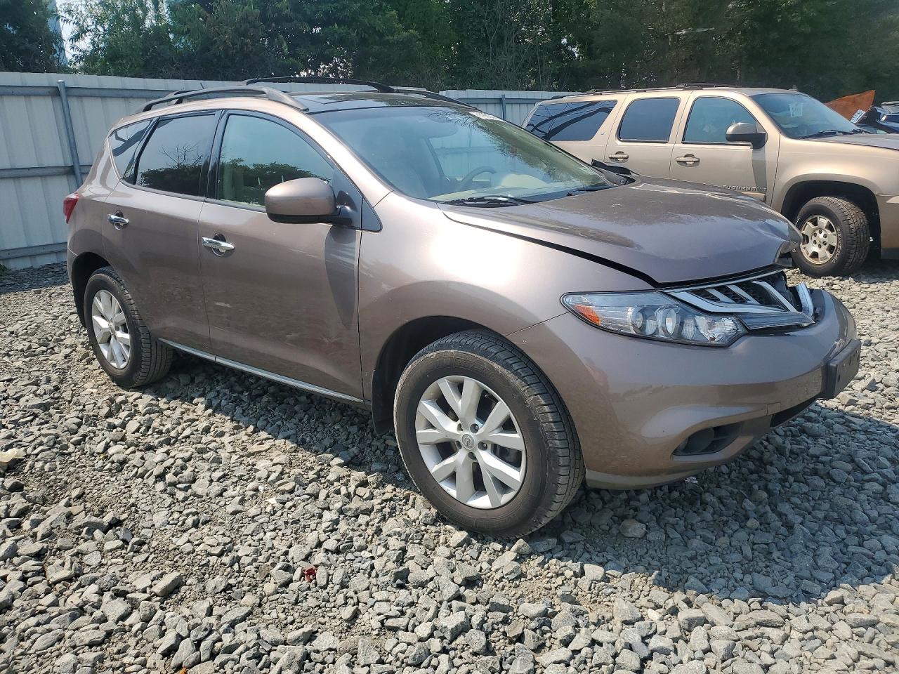 2012 Nissan Murano S Tan vin: JN8AZ1MW3CW203808